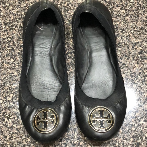 Tory Burch black flats. - Picture 2 of 5